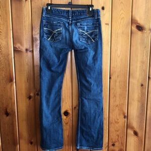BKE denim sierra boot cut jeans size 27x31 1/2 darker western jeans country​​